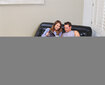 Piepūšamais dīvāns-gulta Bestway 5 in 1, ar elektrisko pumpi, 188 x 152 x 64 cm, melns cena un informācija | Piepūšamie matrači un mēbeles | 220.lv