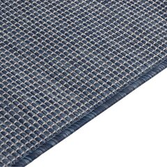 vidaXL āra paklājs, 80x250 cm, zils cena un informācija | Paklāji | 220.lv