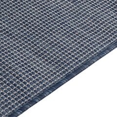 vidaXL āra paklājs, 100x200 cm, zils cena un informācija | Paklāji | 220.lv