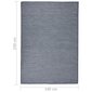 vidaXL āra paklājs, 160x230 cm, zils cena un informācija | Paklāji | 220.lv