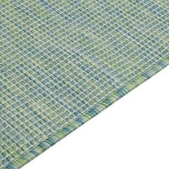 vidaXL āra paklājs, 80x250 cm, tirkīzzils цена и информация | Ковры | 220.lv