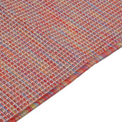 vidaXL āra paklājs, 100x200 cm, sarkans цена и информация | Ковры | 220.lv
