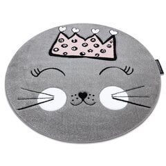 Ковёр круглый Petit Cat, серый цена и информация | Ковры | 220.lv