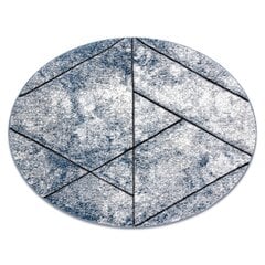 Современный круглый ковёр Cozy 8872, синий цена и информация | Ковры | 220.lv