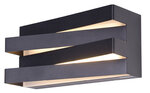 Sienas lampa Maxlight Araxa kolekcija melnā krāsā 12W 3000K W0178
