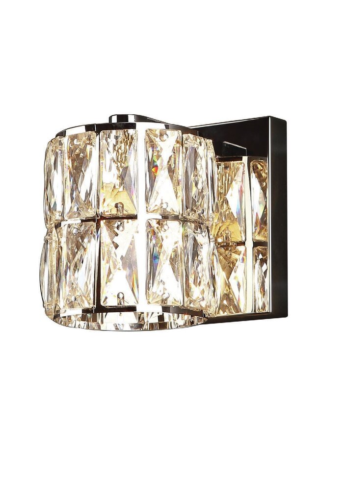 Sienas lampa Maxlight Diamante kolekcija hroma krāsā ar kristāliem 1xG9 W0205 cena un informācija | Sienas lampas | 220.lv