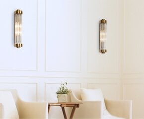Sienas lampa Maxlight Florence kolekcija zelta krāsā ar stikla plafonu 2xE14 W0240 cena un informācija | Sienas lampas | 220.lv