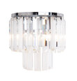 Sienas lampa Maxlight Monaco kolekcija hroma krāsā ar kristāliem 2xG9 W0209