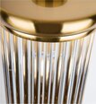 Sienas lampa Maxlight Montreal kolekcija zelta krāsā ar stikla plafonu 2xE14 W0273