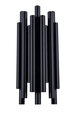 Sienas lampa Maxlight Organic kolekcija melnā krāsā 8x1W 3000K dimmējama W0286D