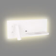 Sienas lampa Maxlight Superior kolekcija balta ar LED 3+6W USB un bezvadu lādēšanas opciju W0291