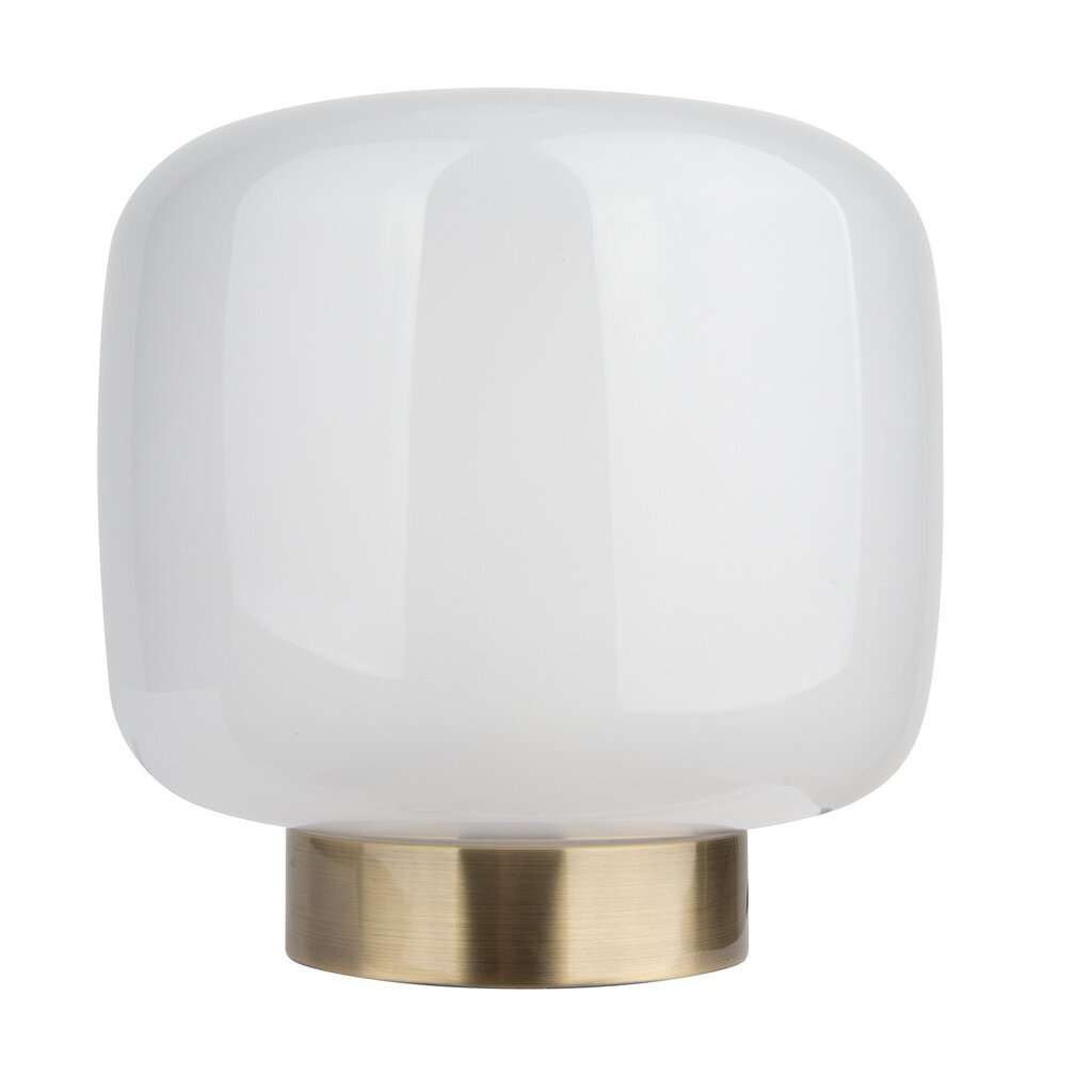Galda lampa Maxlight Smooth kolekcija zelta krāsā ar stikla kupolu &Oslash;20cm 1xE27 T0046 cena un informācija | Galda lampas | 220.lv