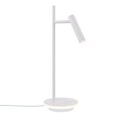 Galda lampa Maytoni Table &amp;amp; Floor baltā krāsā ar iestrādātām LED diodēm Z010TL-L8W3K cena un informācija | Galda lampas | 220.lv