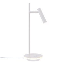 Galda lampa Maytoni Table &amp;amp; Floor baltā krāsā ar iestrādātām LED diodēm Z010TL-L8W3K цена и информация | Galda lampas | 220.lv