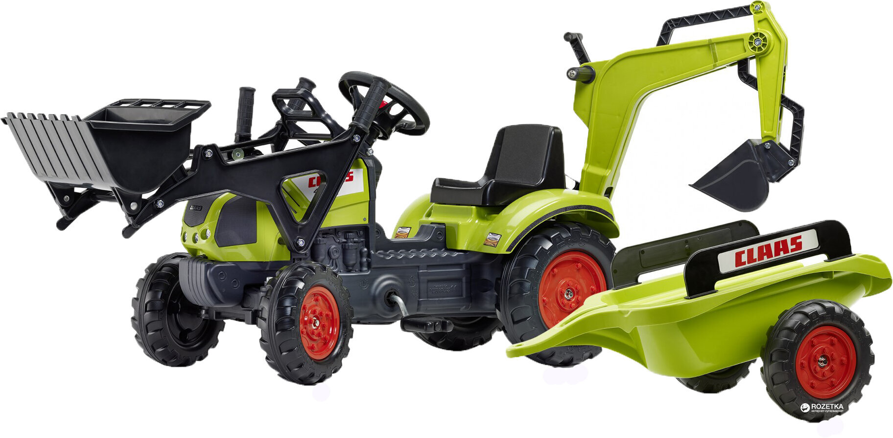 Bērnu pedāļu traktors Falk Claas FAL2040N цена и информация | Rotaļlietas zēniem | 220.lv