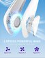 Pārnēsājams kakla ventilators JIALEXIN, 6000 mAh, uzlādējams cena un informācija | Ventilatori | 220.lv