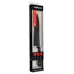 Samura Shadow Большой Сантоку нож Шефа 197 mm AUS-8 анти-липкое темное покрытие 58 HRC цена и информация | Ножи и аксессуары для них | 220.lv