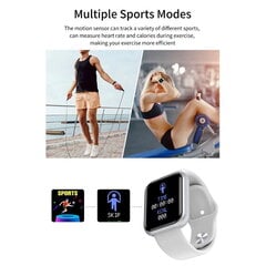 iWear M7 Fitnesa Viedpulkstenis ar Full Touch 1.3'' IPS displeju Asinsspiediena & Pulsa mēr. / Soc. tīkliem Gaiši zila cena un informācija | Viedpulksteņi (smartwatch) | 220.lv