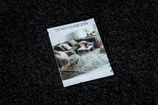 Ковёр Soffi, дорожка, лохматый, 5 см, чёрный  цена и информация | Ковры | 220.lv