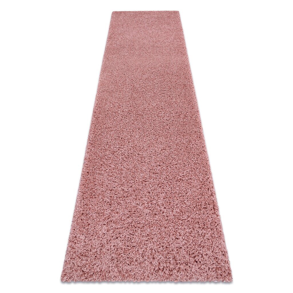 Paklājs, Paklāju celiņš SOFFI Shaggy 5cm rozā - uz virtuvi, uz priekštelpu, uz koridoru. цена и информация | Paklāji | 220.lv