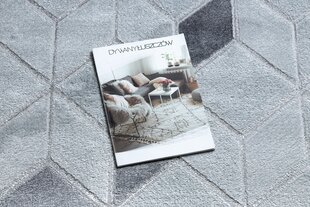 Современный ковер Mefe геометрический 3D серый цена и информация | Ковры | 220.lv
