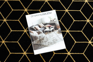 Современная ковровая дорожка Gloss 409C 86, чёрная / золотая  цена и информация | Ковры | 220.lv