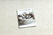 Paklājs SEVILLA PC00B sloksnes, svītras balta, ar pušķi, Berberu, Marokas, Shaggy cena un informācija | Paklāji | 220.lv