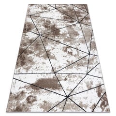 Современный ковёр Cozy Polygons, коричневый цена и информация | Ковры | 220.lv