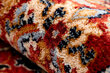 Paklājs KESHAN, ar pušķi, Ornaments, rāmis austrumu 7573/53577 tumši sarkans / tumši zils cena un informācija | Paklāji | 220.lv