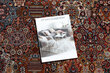 Paklājs KESHAN, ar pušķi, Ornaments, rāmis austrumu 7576/53511 apelsīnu цена и информация | Paklāji | 220.lv