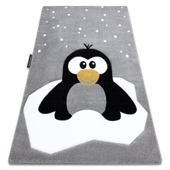 Paklājs PETIT PENGUIN Pingvīns, sniegs pelēks cena un informācija | Paklāji | 220.lv
