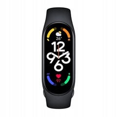 Xiaomi Mi Band 7 Фитнес браслет - 2in1 Монитор сердца и Часы с Oled Дисплеем & Тач-панелю Черный BHR6006EU цена и информация | Фитнес-браслеты | 220.lv