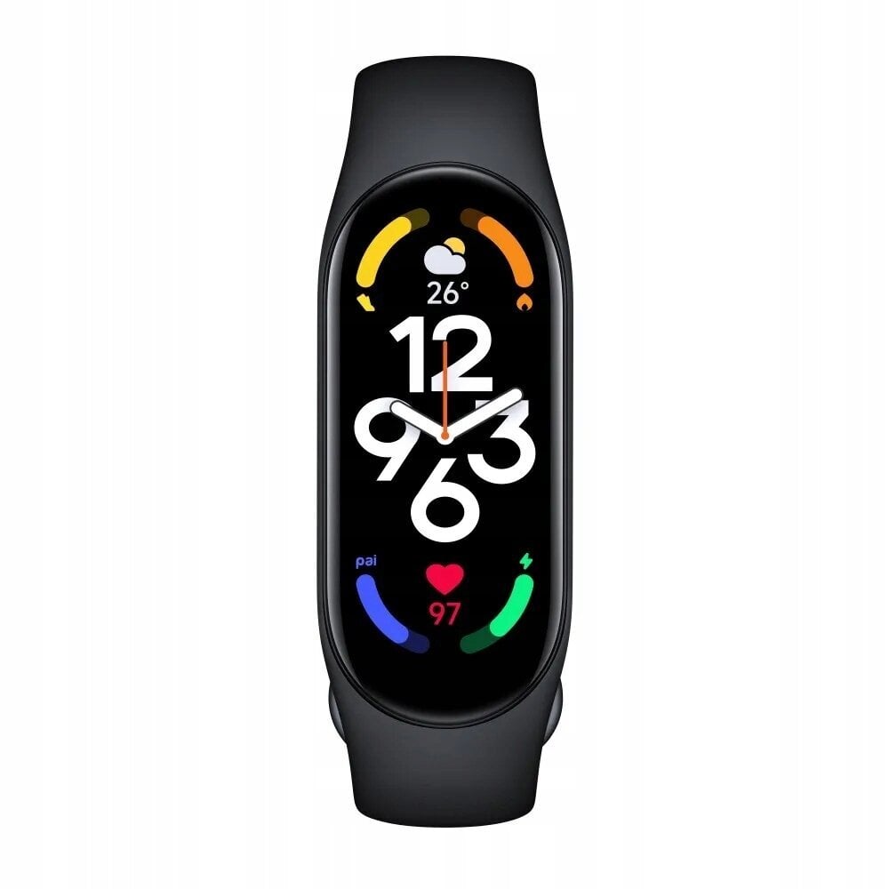 Xiaomi Smart Band 7 Black cena un informācija | Fitnesa aproces | 220.lv