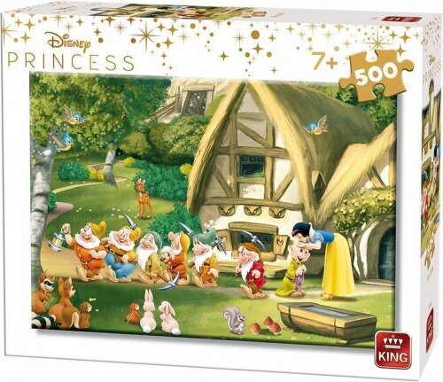 King - Puzzle 500 Disney Snow White Girls цена и информация | Puzles, 3D puzles | 220.lv
