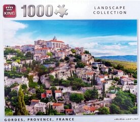 King - Puzzle 1000 Gordes Provence France cena un informācija | Puzles, 3D puzles | 220.lv