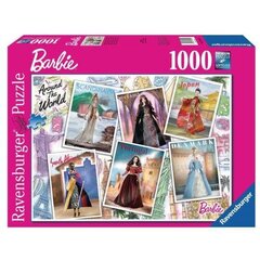 Ravensburger - Puzzle 1000 Barbie Around The World цена и информация | Пазлы | 220.lv