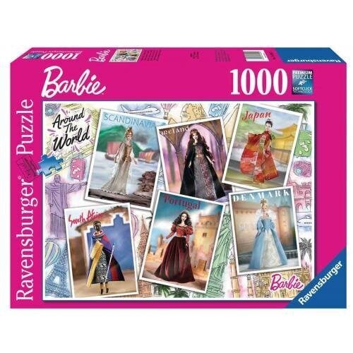 Ravensburger - Puzzle 1000 Barbie Around The World цена и информация | Puzles, 3D puzles | 220.lv