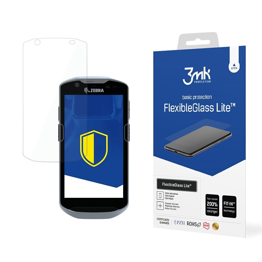 Zebra TC75FK - 3mk FlexibleGlass Lite™ screen protector cena un informācija | Ekrāna aizsargstikli | 220.lv