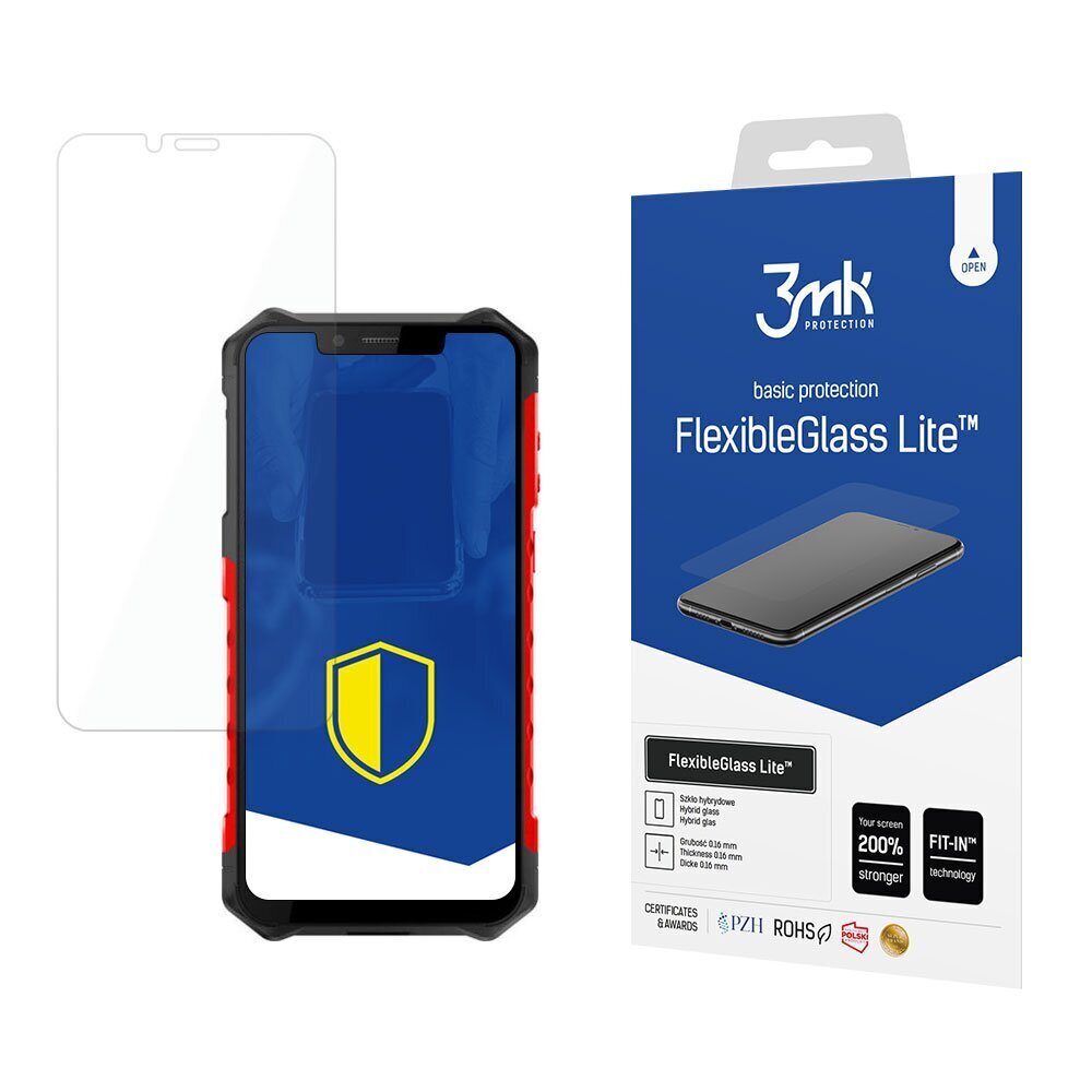 Ulefone Armor 6E - 3mk FlexibleGlass Lite™ screen protector cena un informācija | Ekrāna aizsargstikli | 220.lv