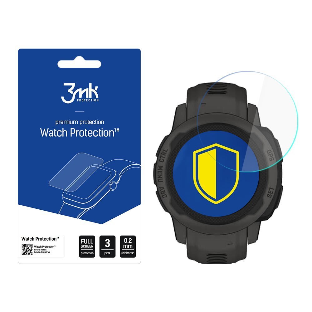 Garmin Instinct 2s - 3mk Watch Protection™ v. FlexibleGlass Lite screen protector cena un informācija | Ekrāna aizsargstikli | 220.lv