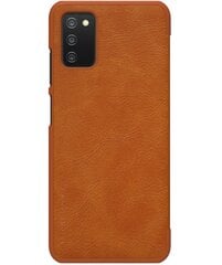 Nillkin Qin Book Case for Samsung Galaxy A03s Brown cena un informācija | Telefonu vāciņi, maciņi | 220.lv