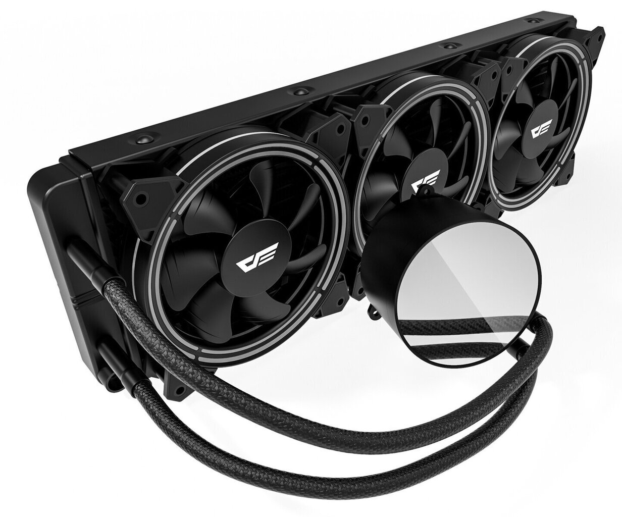 Darkflash TR360 PC Water Cooling AiO RGB 3x 120x120 (black) cena un informācija | Procesora dzesētāji | 220.lv