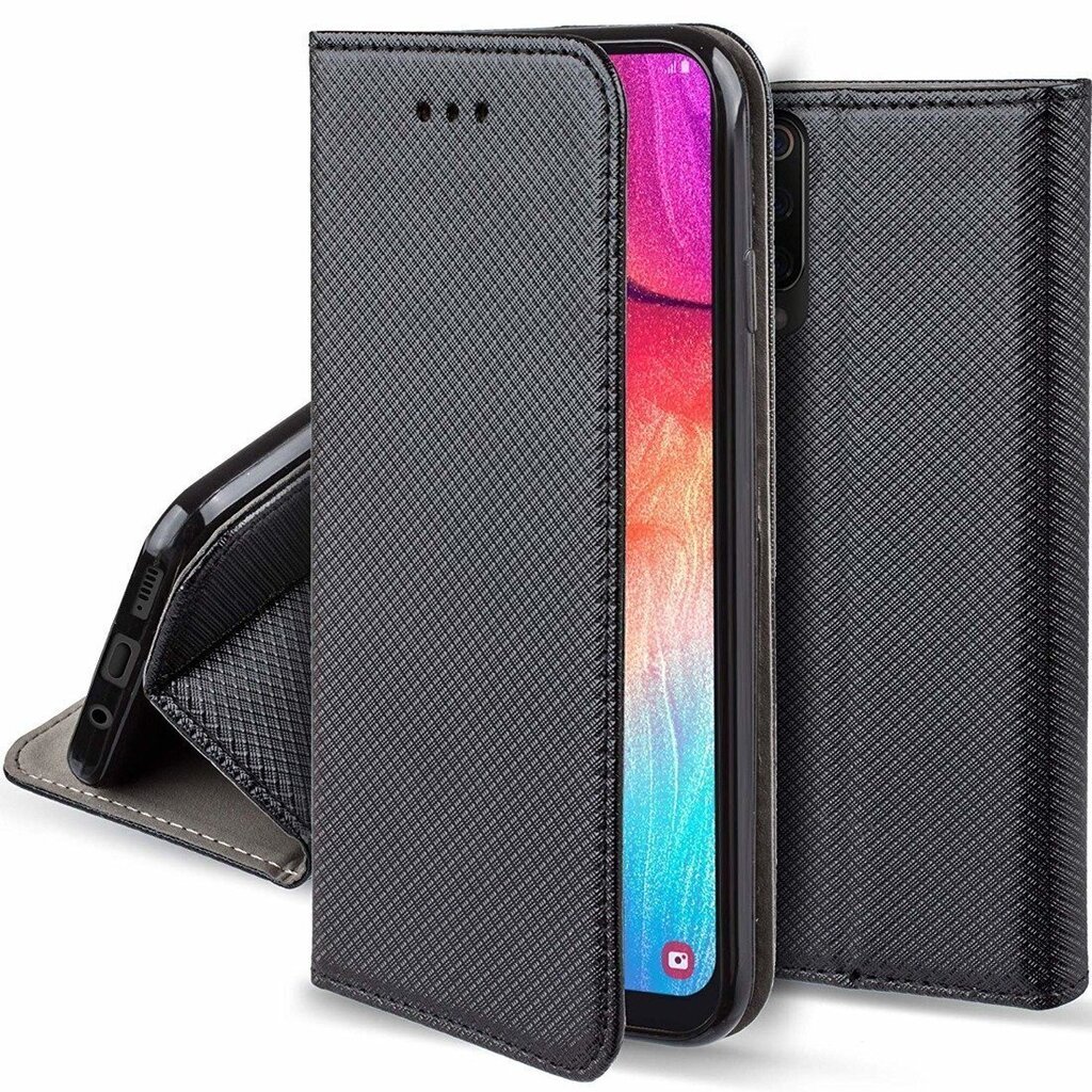 Fusion Magnet Case grāmatveida maks telefonam Huawei Nova 9 / Honor 50 melns cena un informācija | Telefonu vāciņi, maciņi | 220.lv