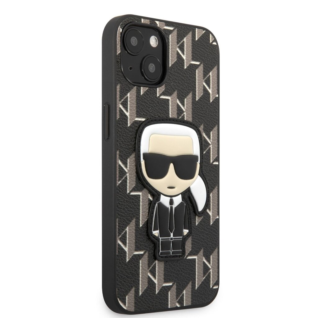 Karl Lagerfeld Monogram Ikonik Case for iPhone 13 Black цена и информация | Telefonu vāciņi, maciņi | 220.lv