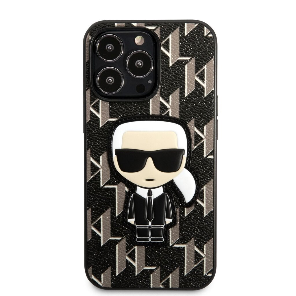 Karl Lagerfeld Monogram Ikonik Case for iPhone 13 Pro Black цена и информация | Telefonu vāciņi, maciņi | 220.lv