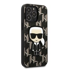 Karl Lagerfeld Monogram Ikonik чехол for iPhone 13 Pro Black цена и информация | Чехлы для телефонов | 220.lv
