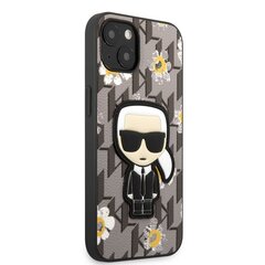 Karl Lagerfeld Ikonik Flower Case for iPhone 13 mini Grey cena un informācija | Telefonu vāciņi, maciņi | 220.lv