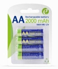 Energenie Rechargeable AA 4 pcs cena un informācija | Baterijas | 220.lv