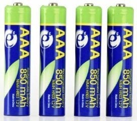 Energenie Rechargeable AAA Batteries 4pcs цена и информация | Батарейки | 220.lv