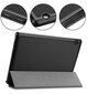 Tactical Book Tri Fold Case for Samsung P613/P619 Galaxy TAB S6 Lite (2022) Black cena un informācija | Somas, maciņi | 220.lv